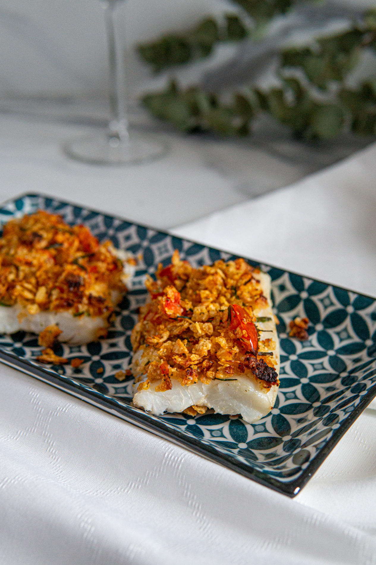 Meluzzo Gratinato Basilico Secco