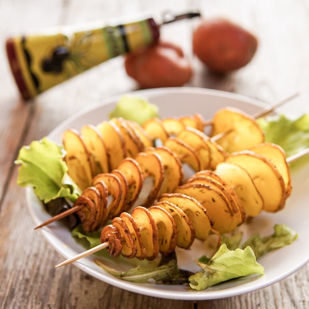 Patate spirale - Basilico Secco