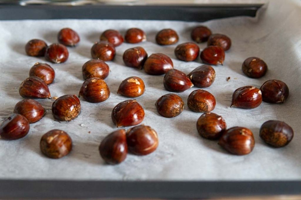 Procedimento castagne al forno