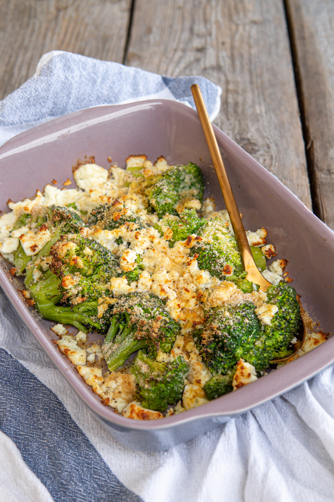 Broccoli Gratinati Al Forno Basilico Secco