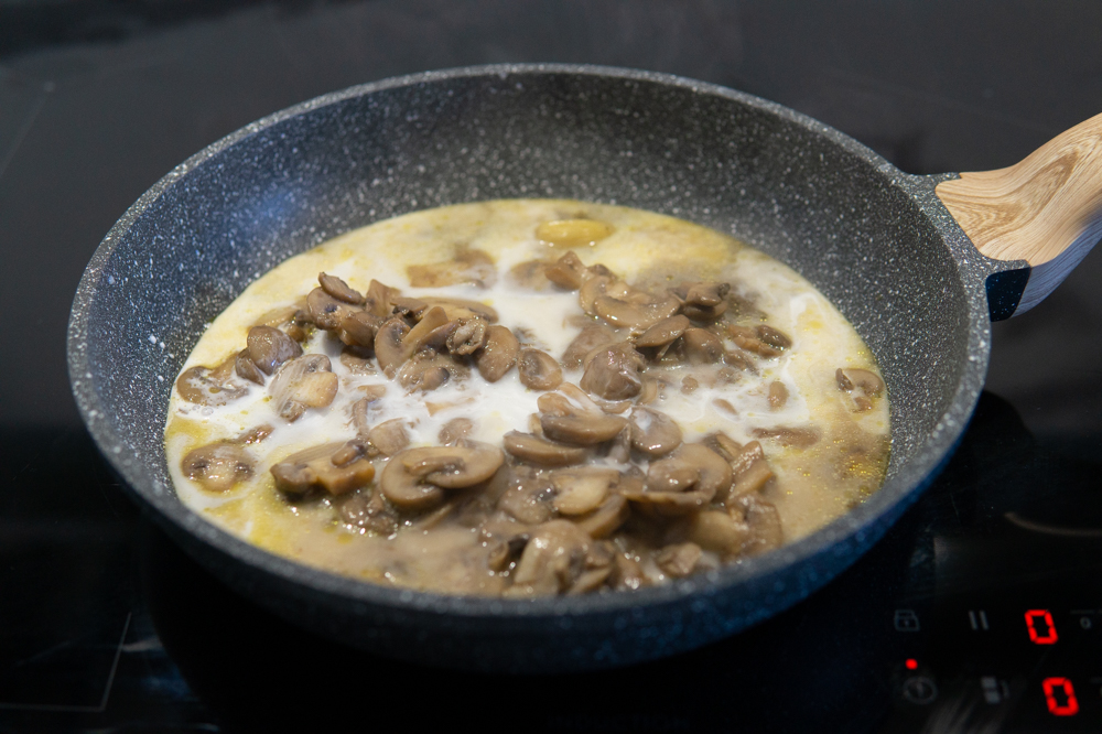 polpette di carne al forno con funghi passaggio