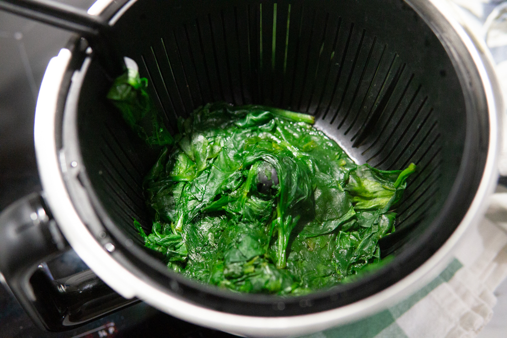 spinaci cottura a vapore