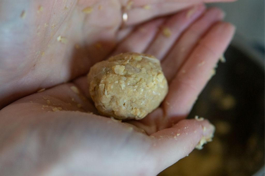 Polpette di ceci al forno