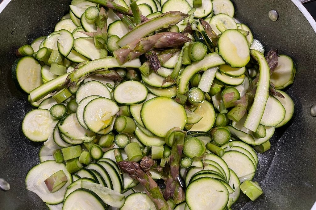 Farinata di ceci con verdure