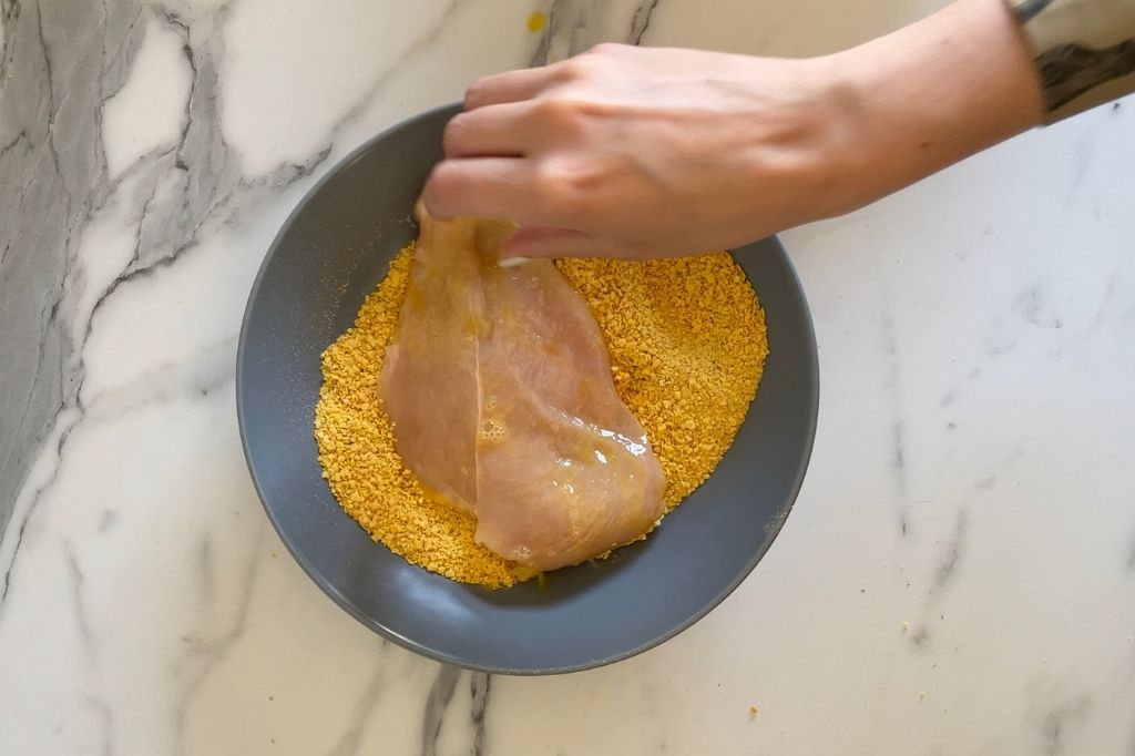 Cotolette di pollo al forno