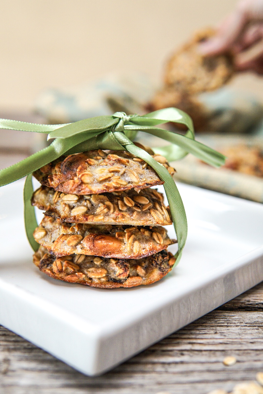 Biscotti fit con fiocchi d’avena e frutta secca