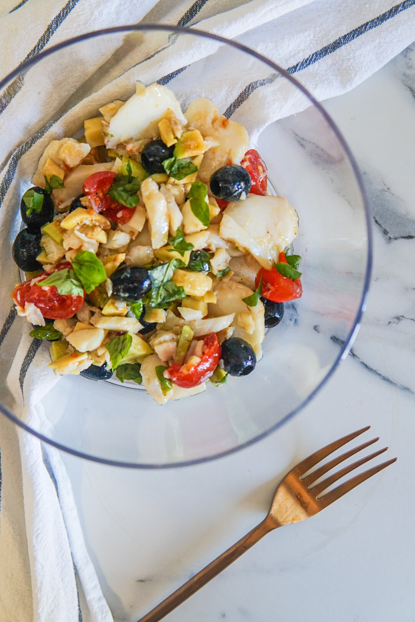 Insalata di merluzzo Basilico Secco