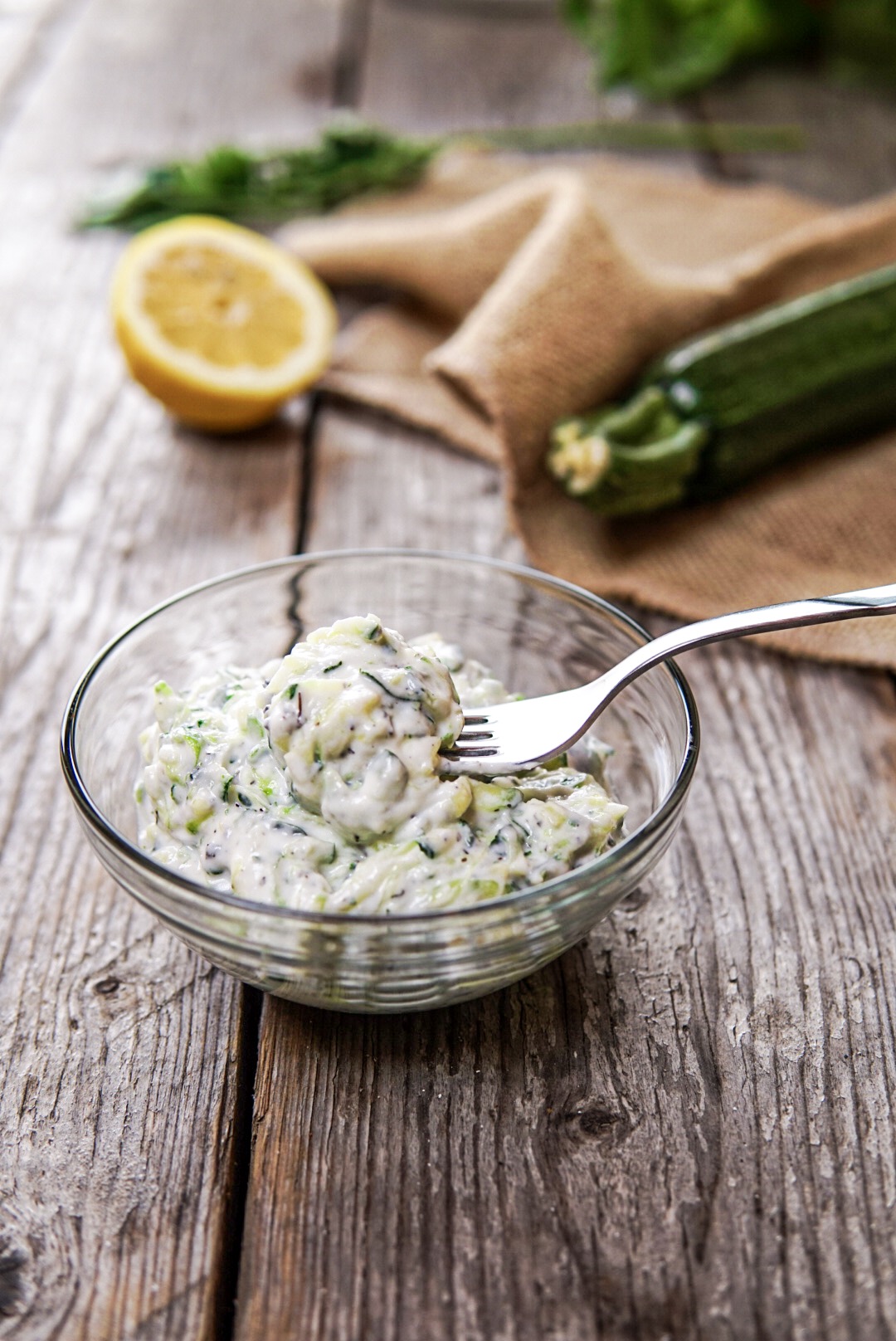 Tzatziki con zucchine