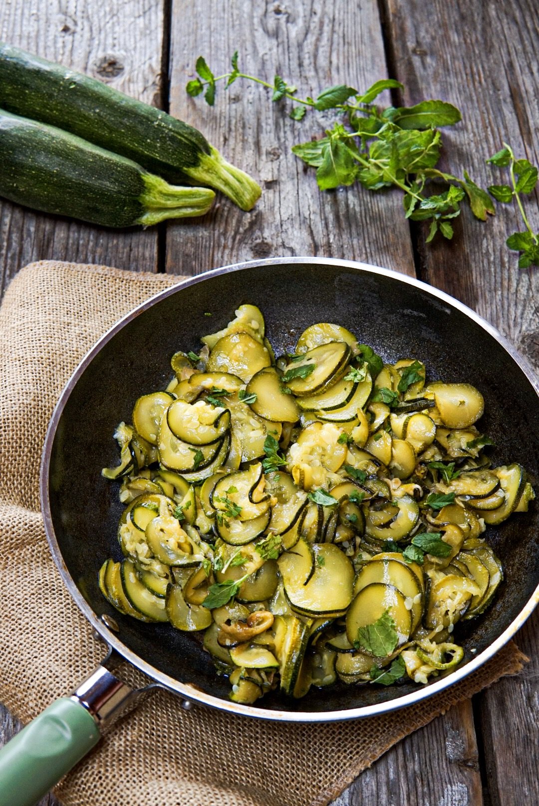 Zucchine e menta