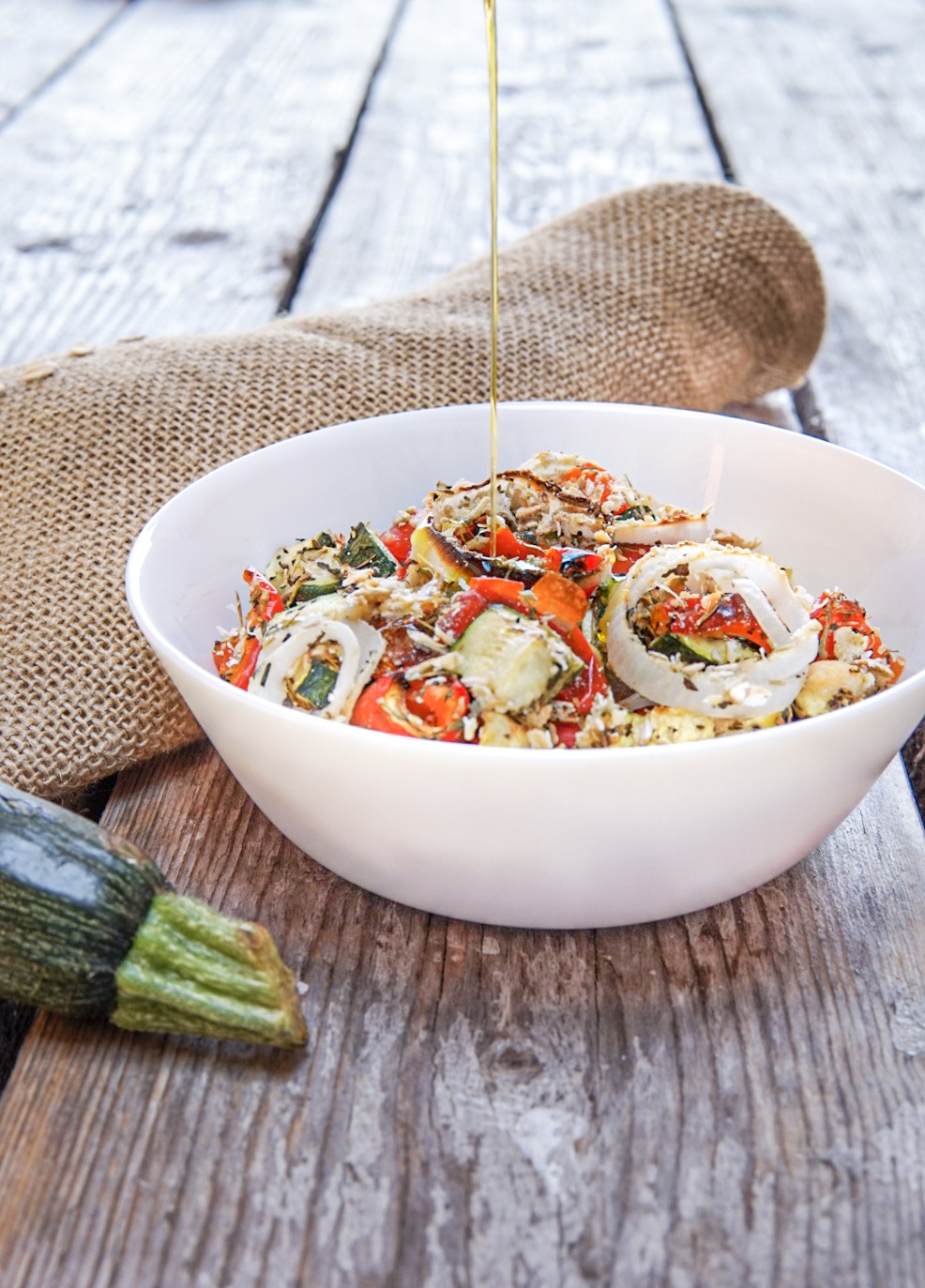 Verdure sabbiose con avena