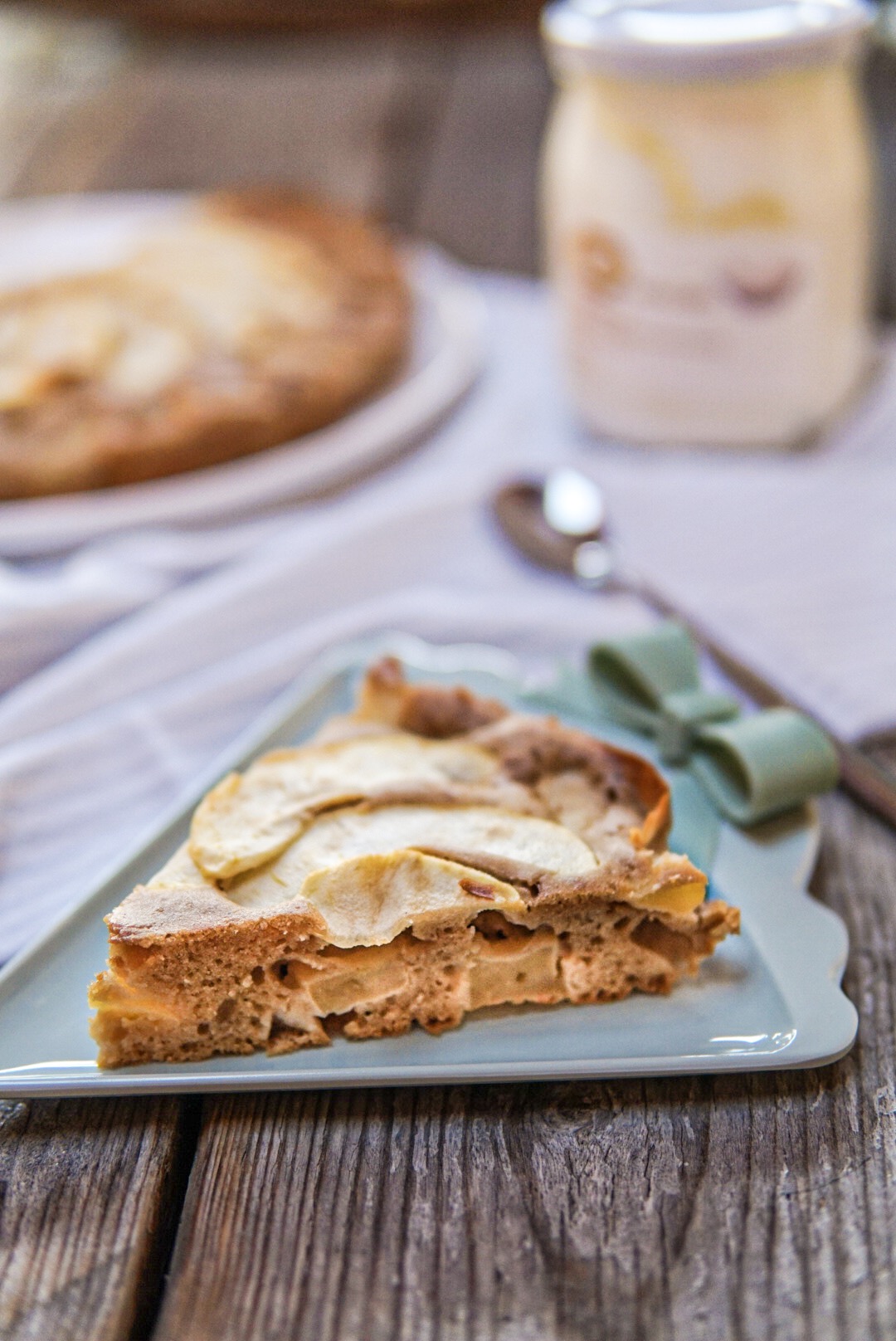 Torta di mele e yogurt