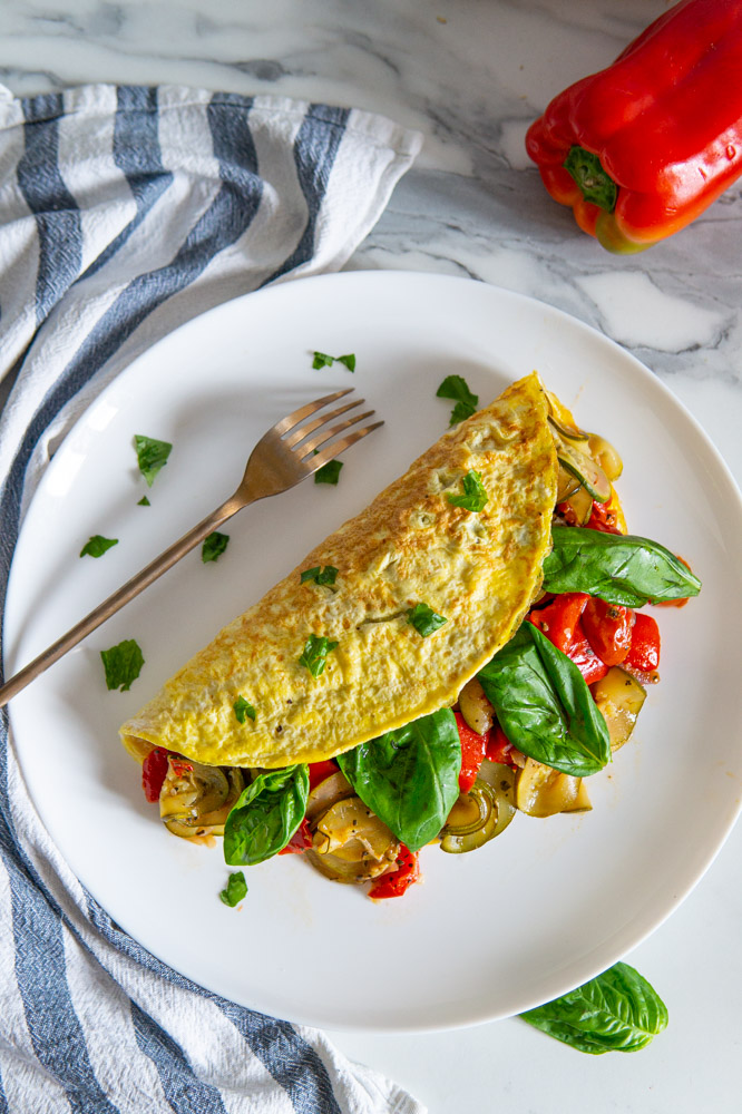 Omelette con verdure