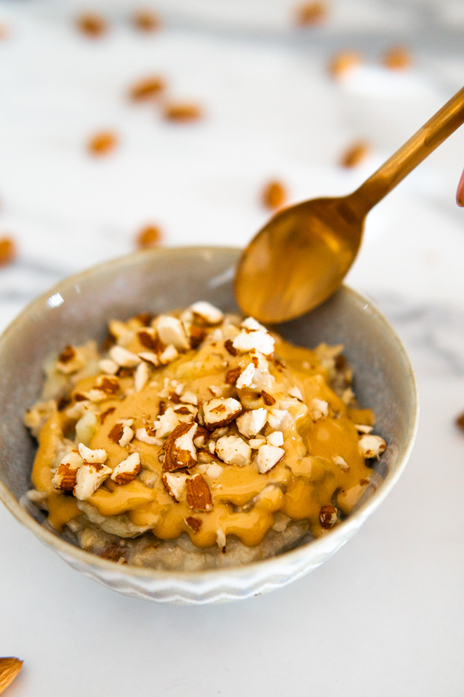 Porridge avena e banana