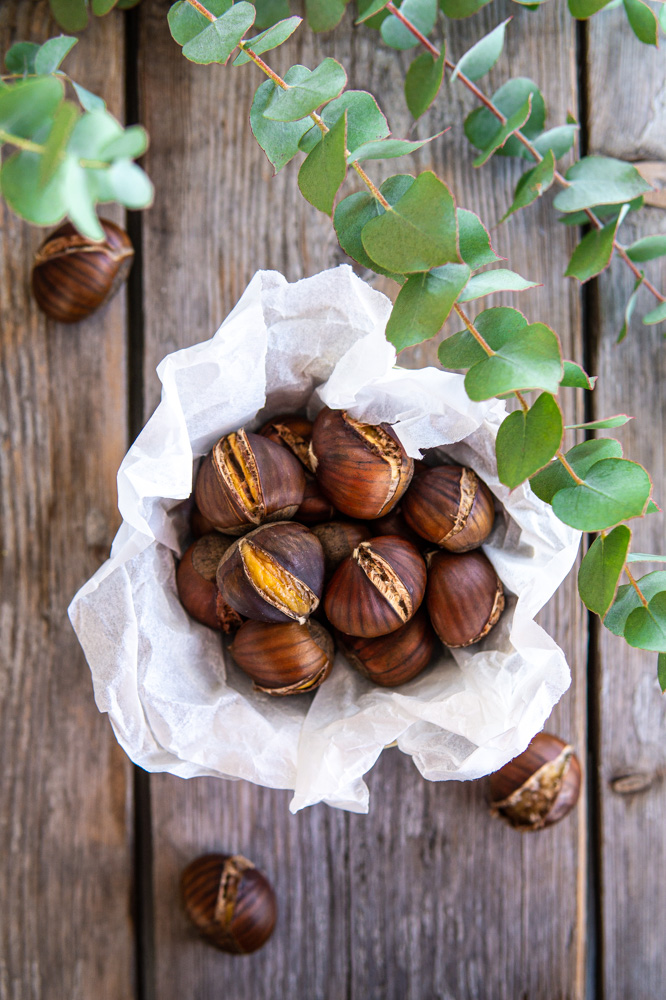 Castagne al forno