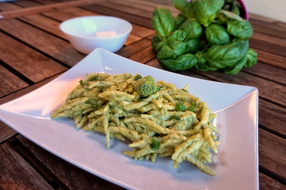 Trofie con crema di broccoli