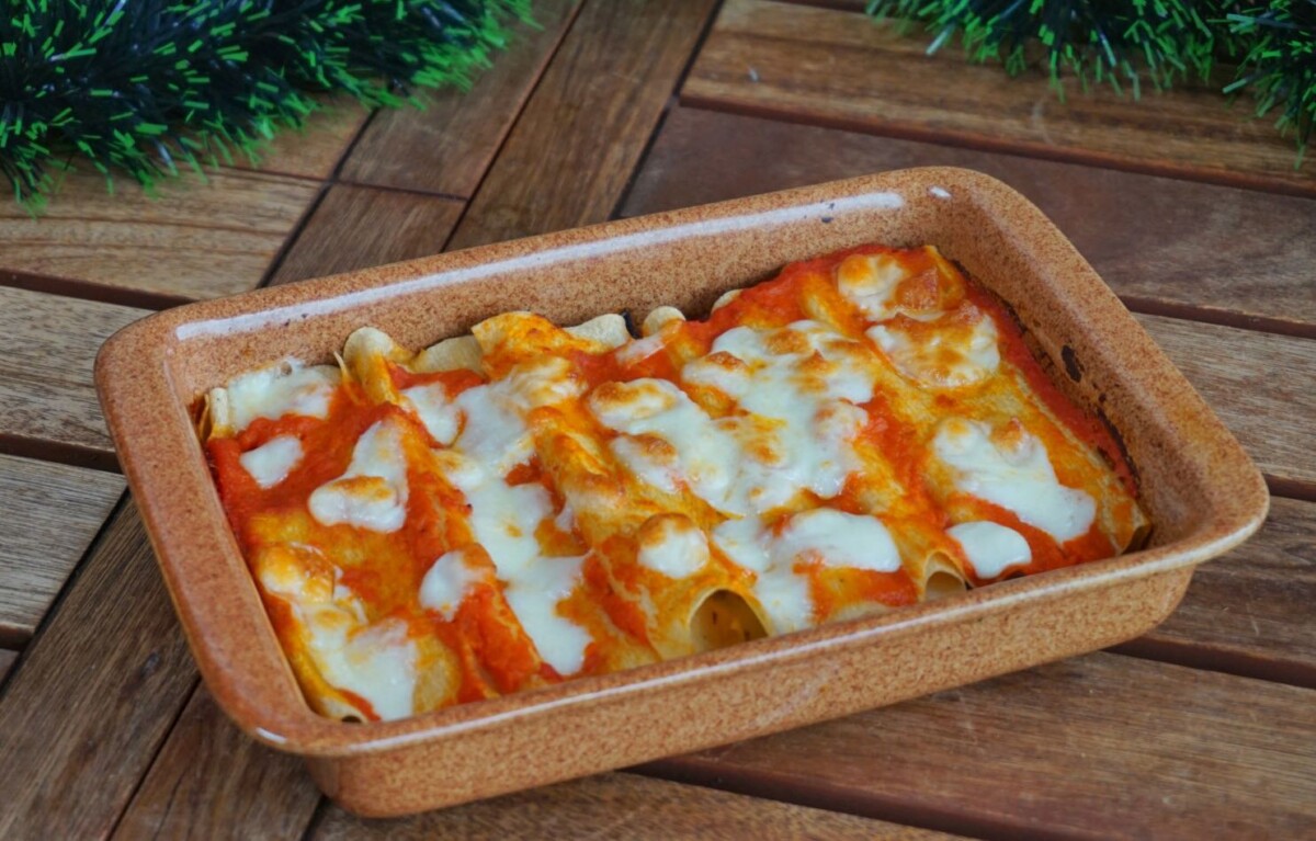 Cannelloni integrali con funghi