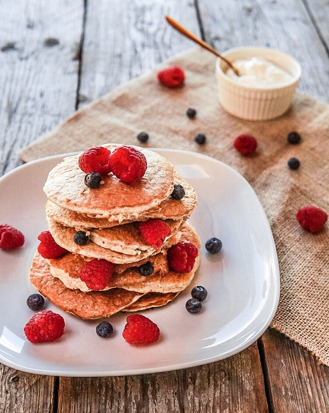 Pancake proteici all’avena