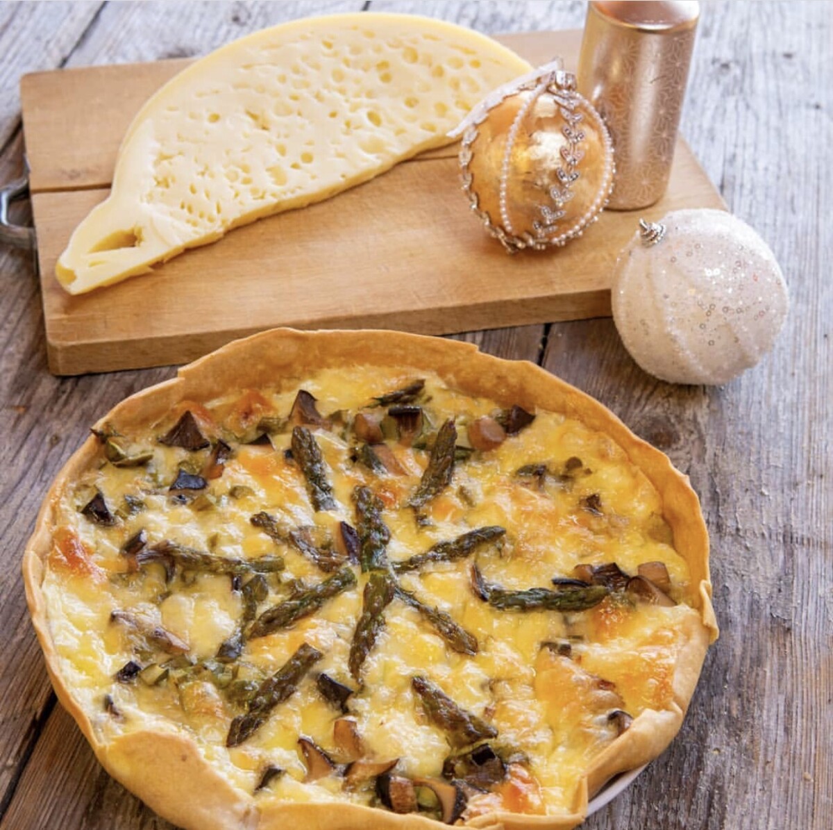 Quiche light con porri