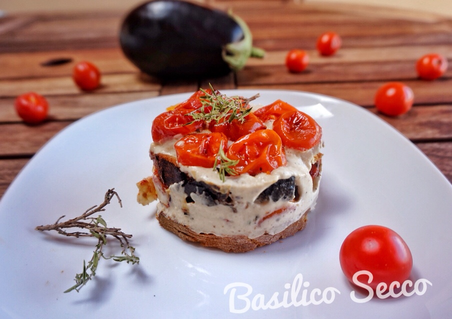 Tiramisù salato melanzane