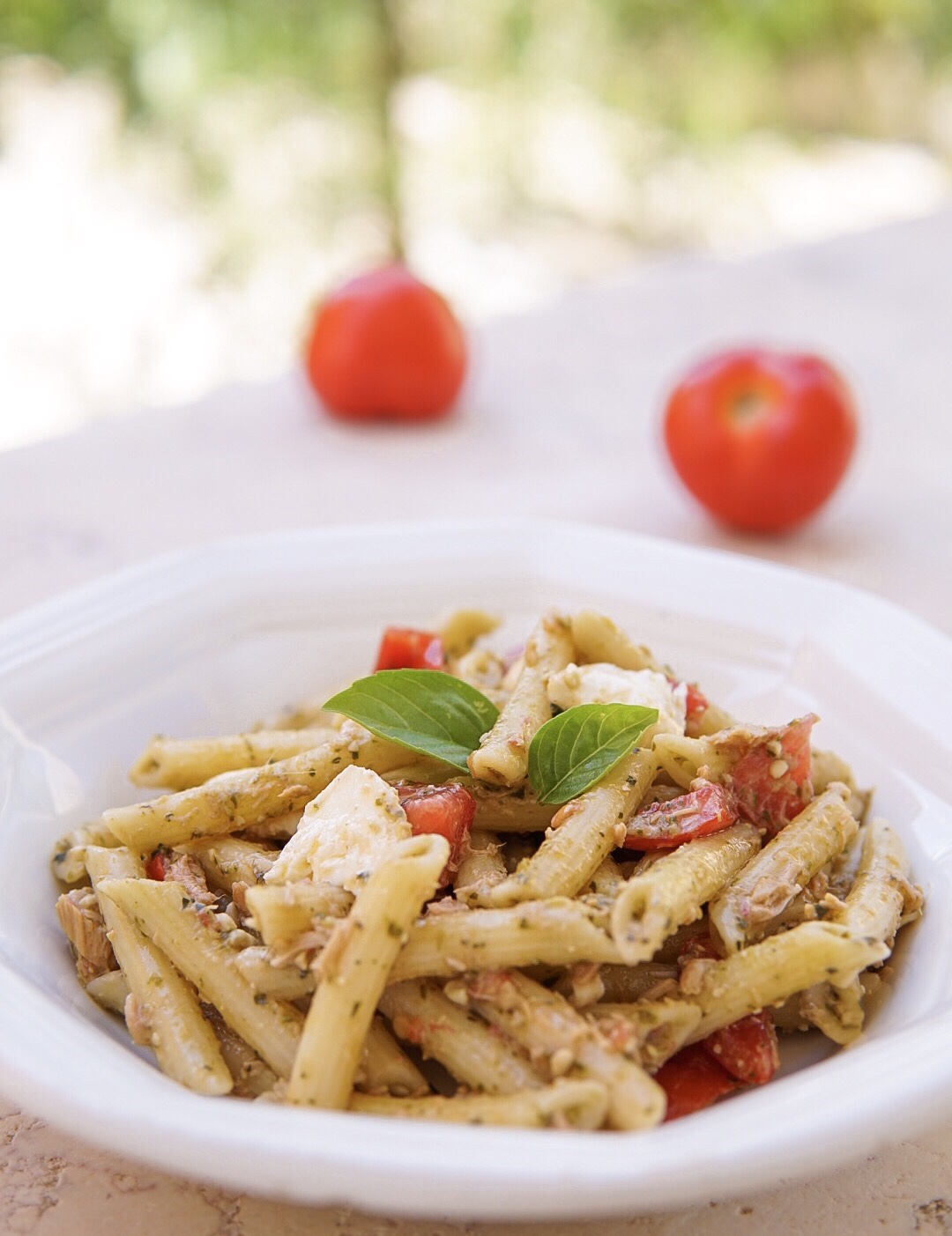 Pasta fredda con pesto