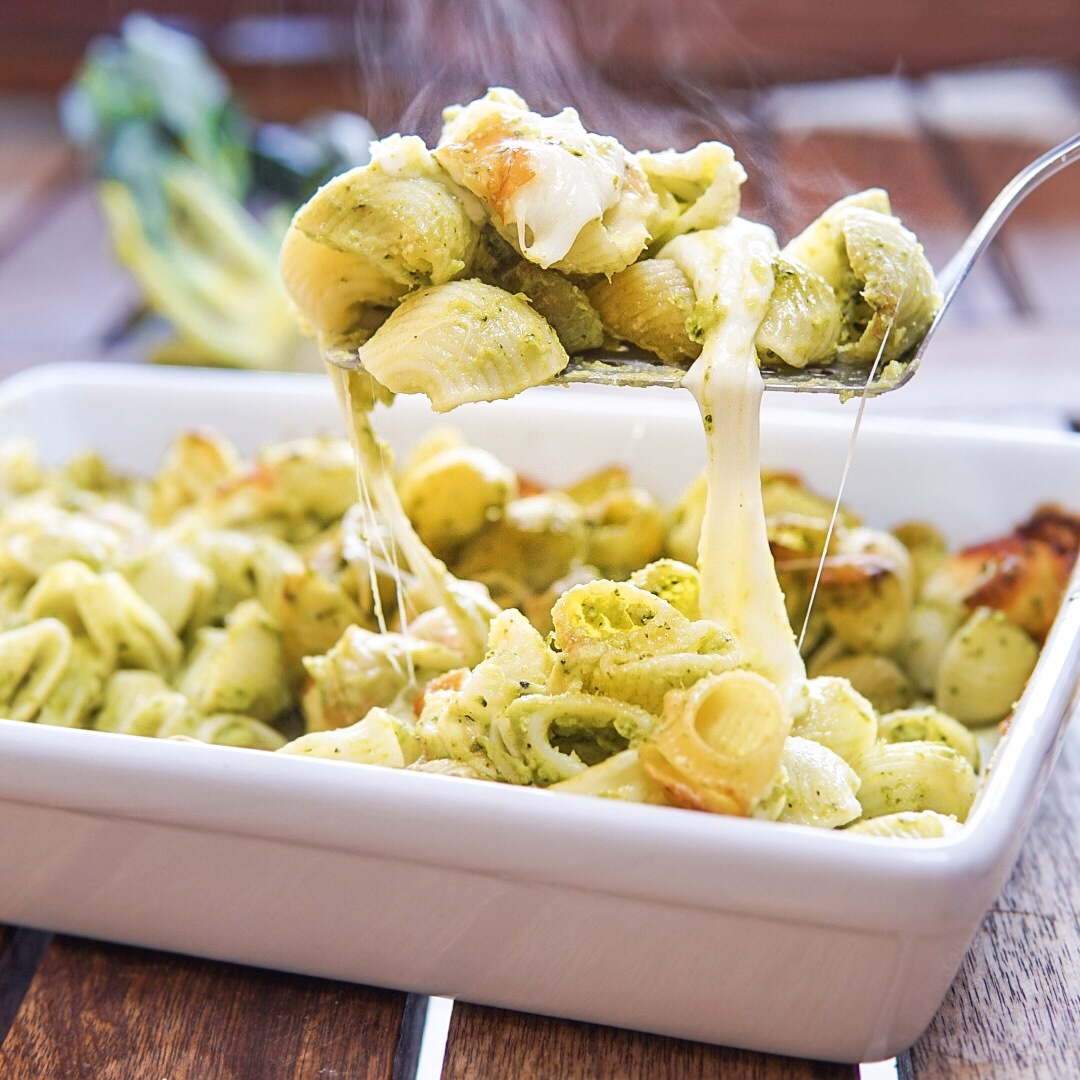 Mac & Cheese light con broccoli e scamorza affumicata