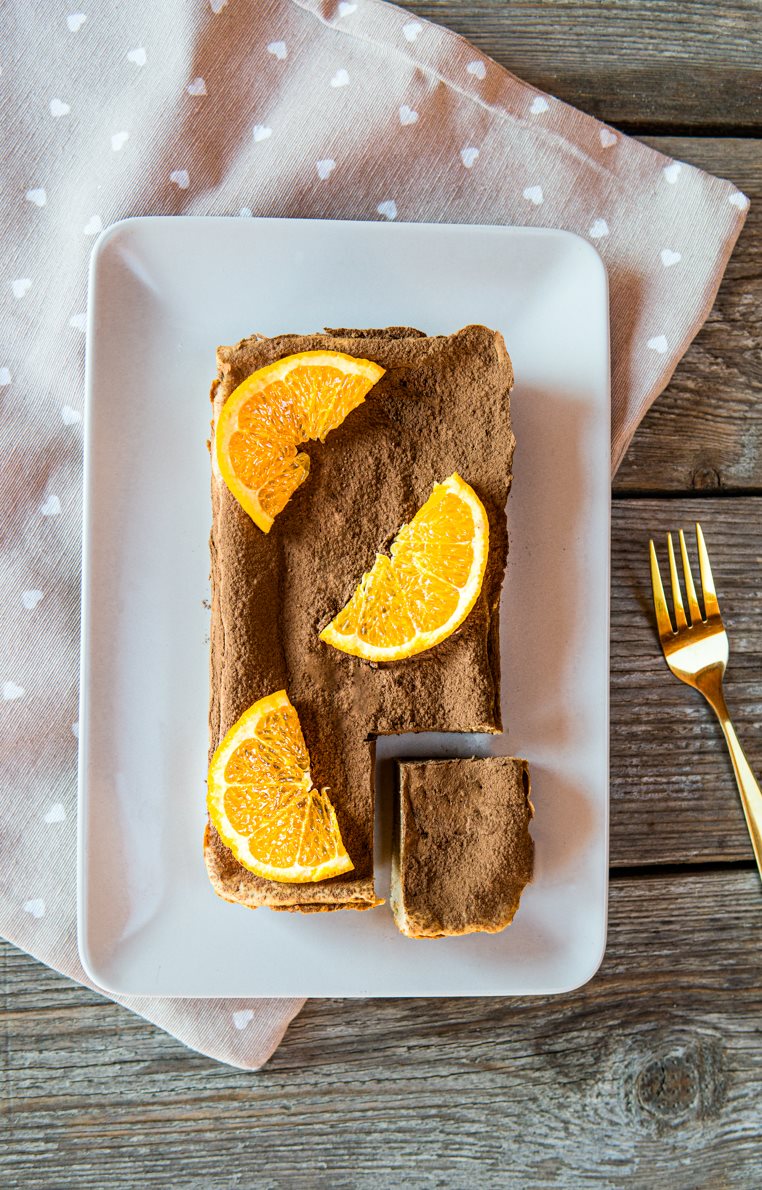 Torta alla ricotta e arancia light