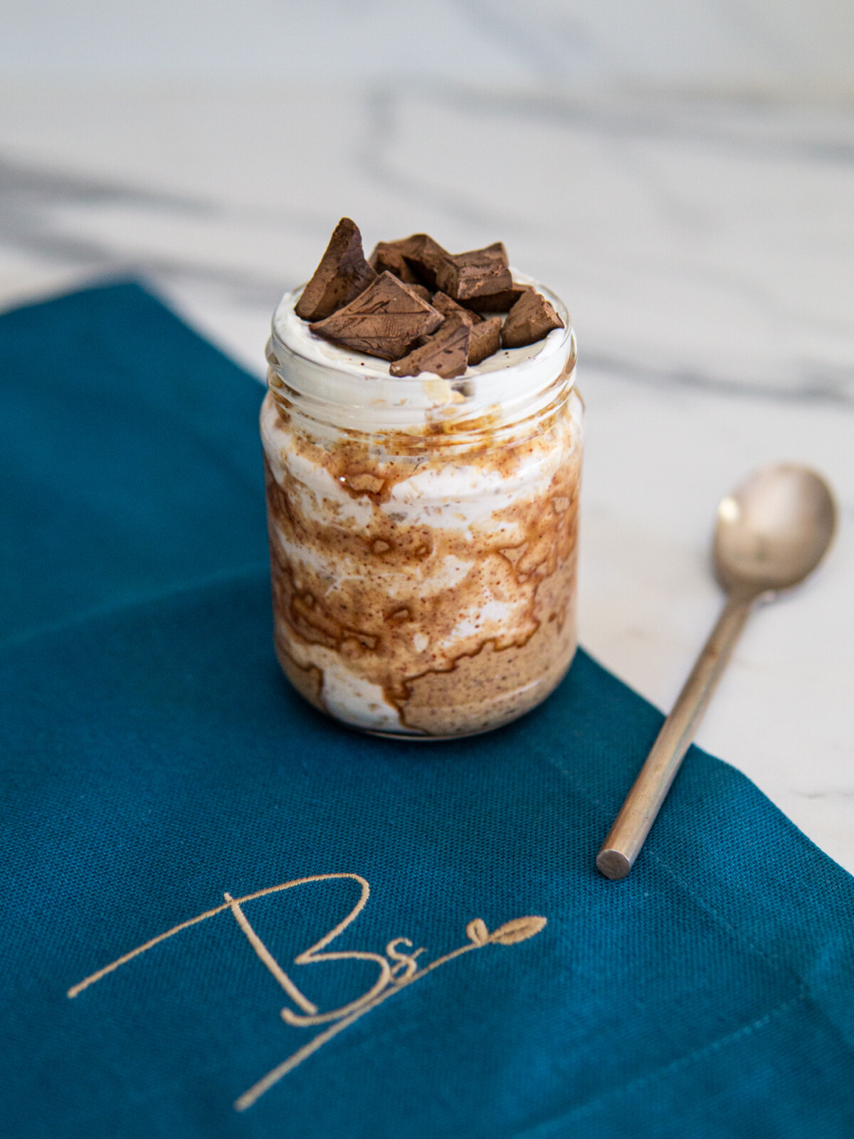 Overnight Oat - ricetta con burro d'arachidi