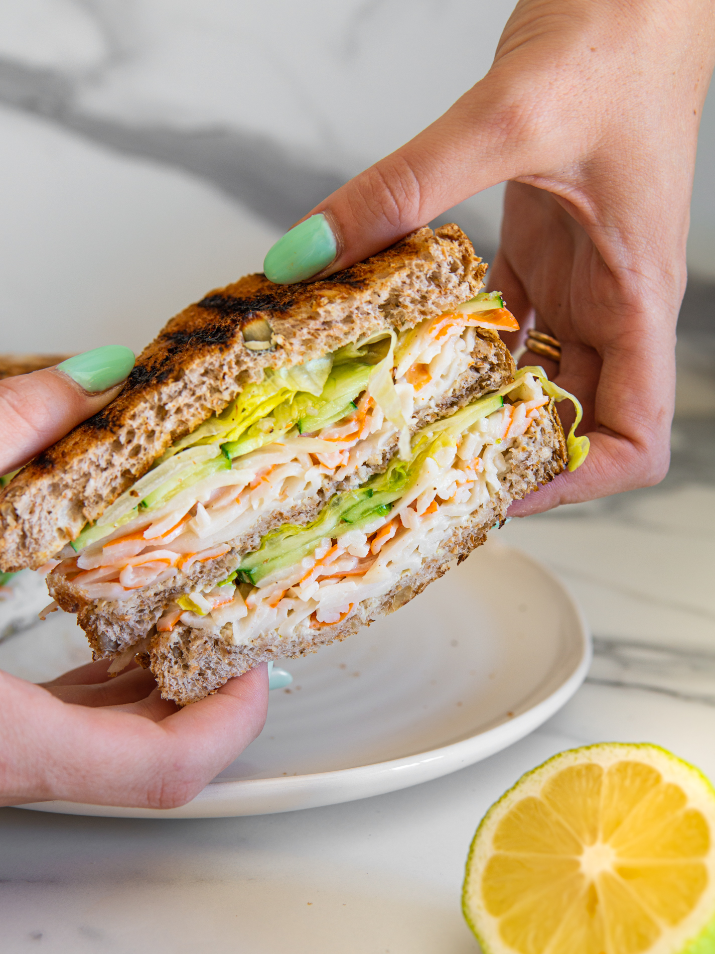 Club sandwich con surimi Basilico Secco