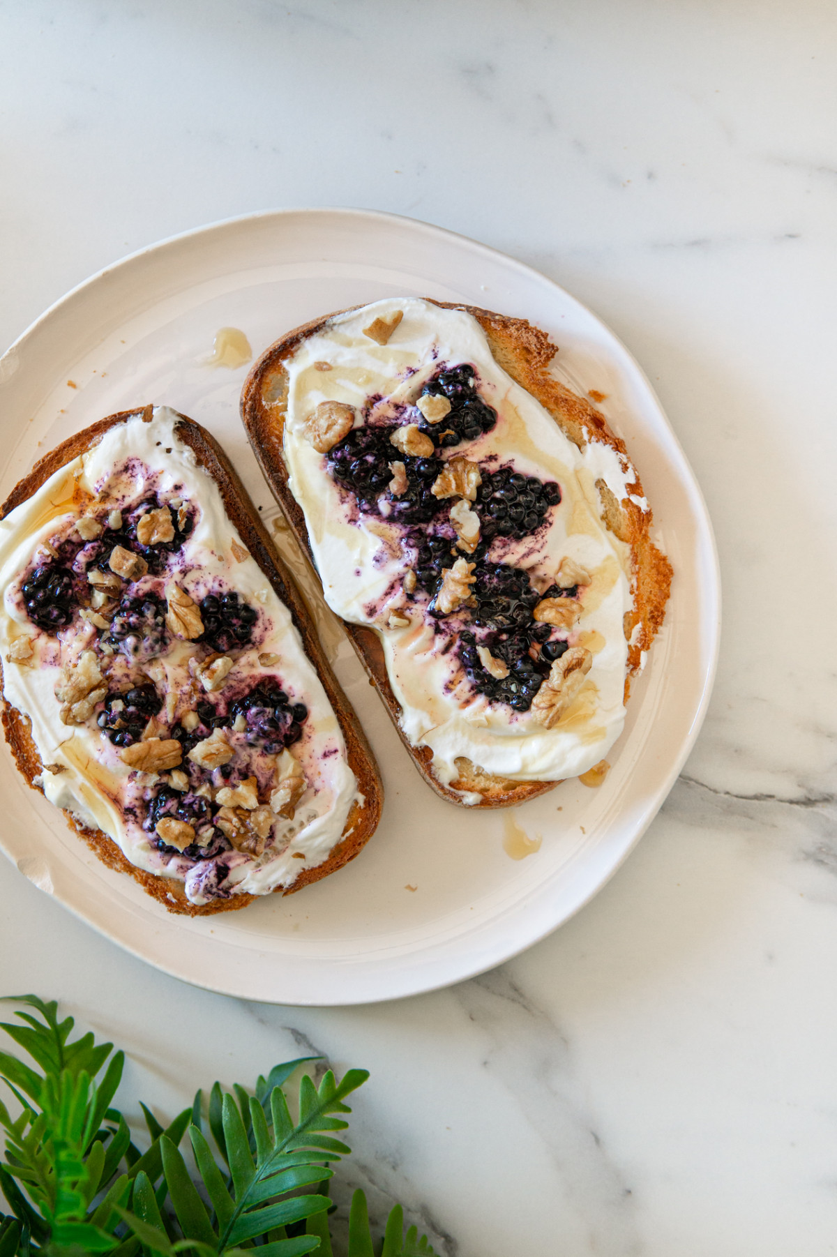 toast con yogurt e more